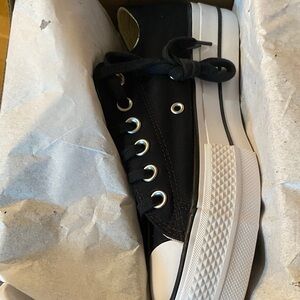 Converse Black and White All Star Sneakers